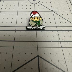 Small custom soft enamel pin in full colour