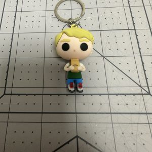 Custom 3D moulded PVC character keychain